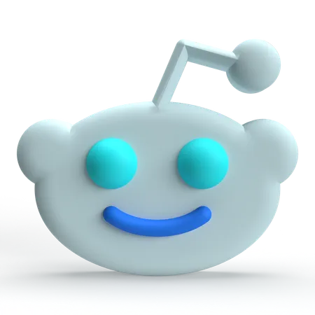 Reddit  3D Icon