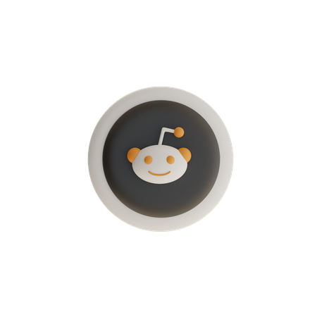 Reddit  3D Icon