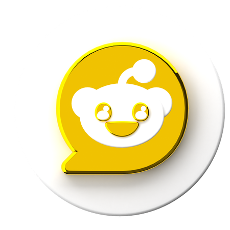 Reddit  3D Icon