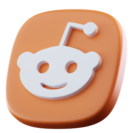 Reddit  3D Icon