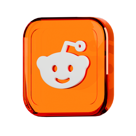 Reddit  3D Icon