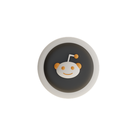 Reddit  3D Icon