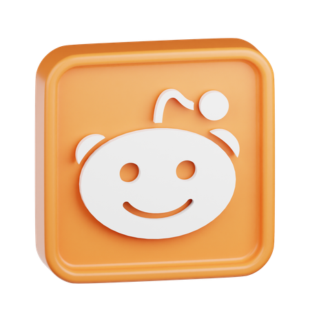 Reddit Logo  3D Icon