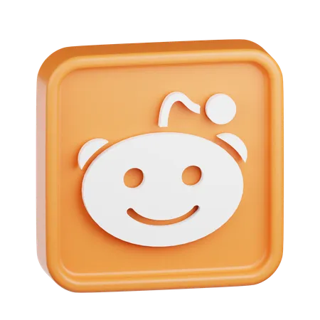 Reddit Logo  3D Icon