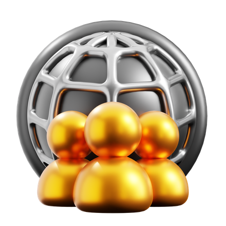 Rede  3D Icon