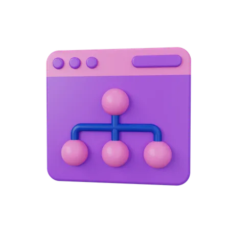 Rede  3D Icon