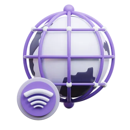 Rede  3D Icon