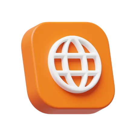 Rede  3D Icon