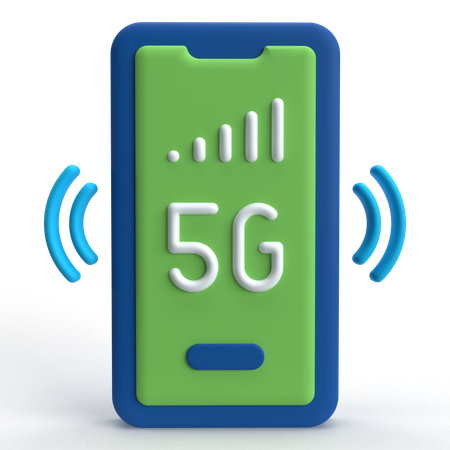 Rede 5G  3D Icon