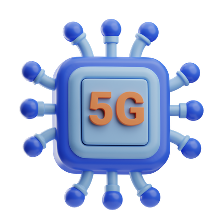 Rede 5g  3D Icon