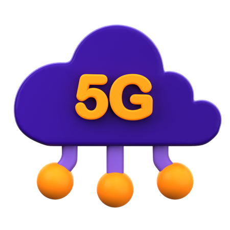 Rede 5g  3D Icon