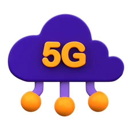 Rede 5g  3D Icon