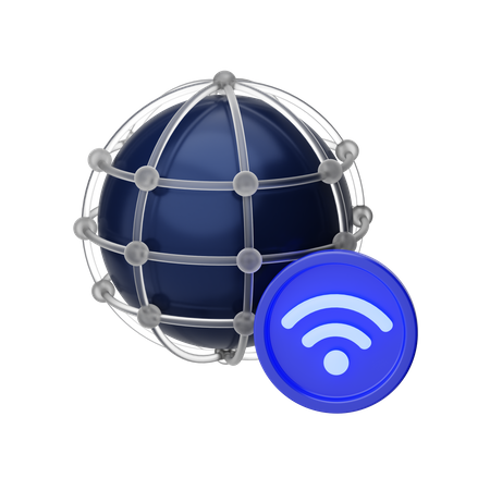 Rede  3D Icon