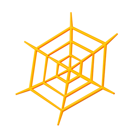 Rede de aranha  3D Icon