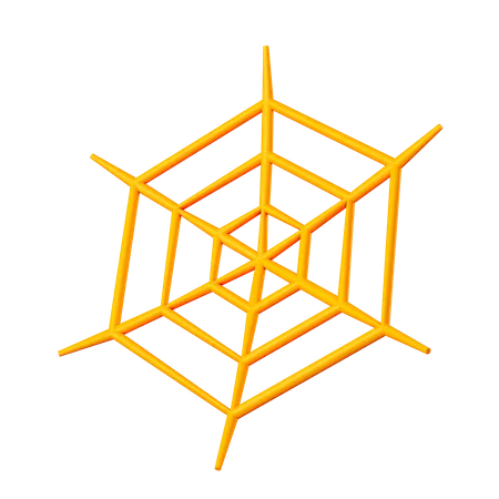 Rede de aranha  3D Icon