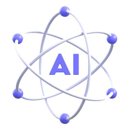 Rede cerebral ai  3D Icon