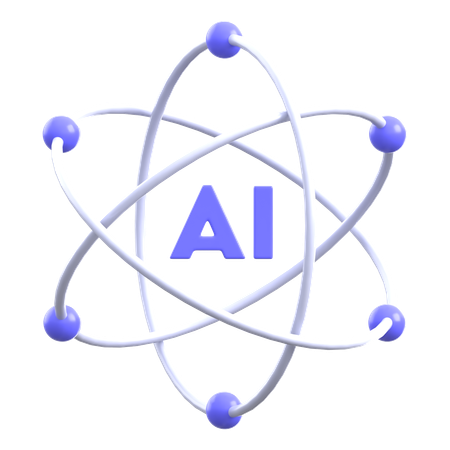 Rede cerebral ai  3D Icon