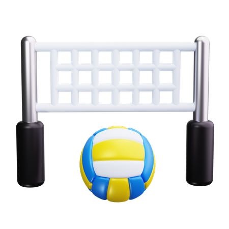 Rede de vôlei  3D Icon