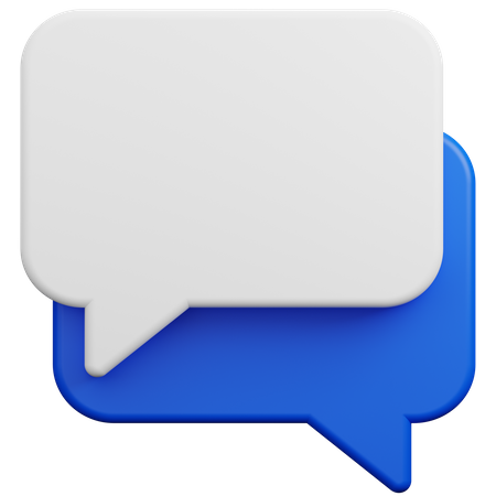 Rede Diskussion Chat  3D Icon