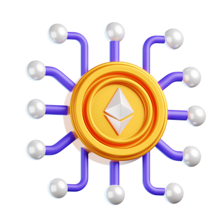 Rede etéreo  3D Icon