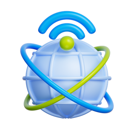 Rede global  3D Icon