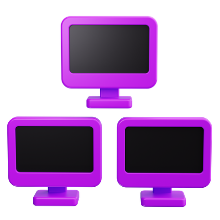 Rede LAN  3D Icon