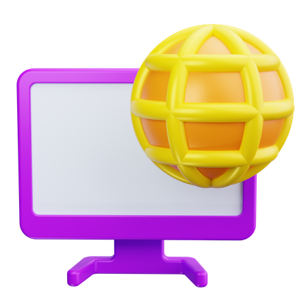 Rede LAN  3D Icon