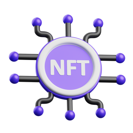 Rede nft  3D Icon