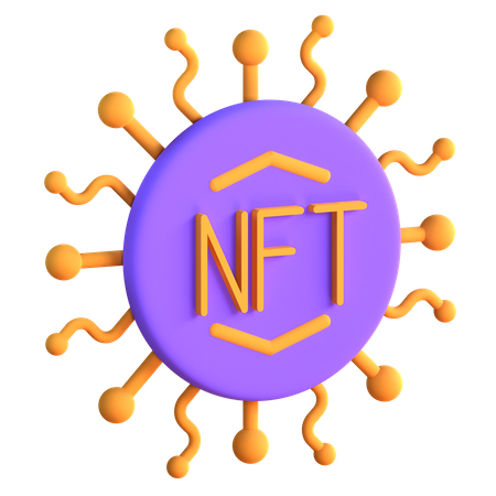 Rede nft  3D Icon