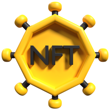 Rede nft  3D Icon