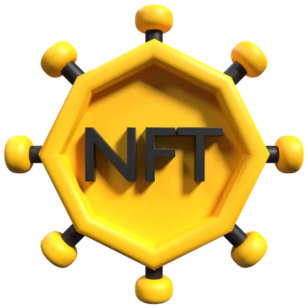 Rede nft  3D Icon