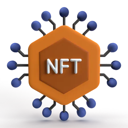 Rede nft  3D Icon