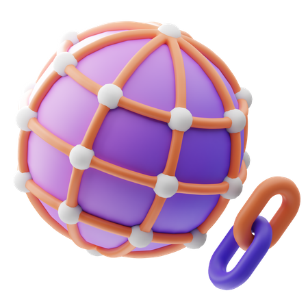 Rede web  3D Icon