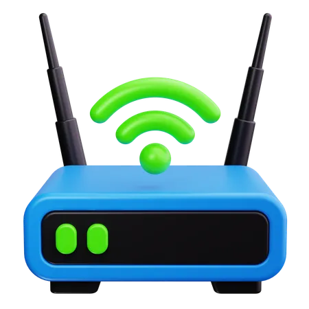 Rede wi-fi  3D Icon