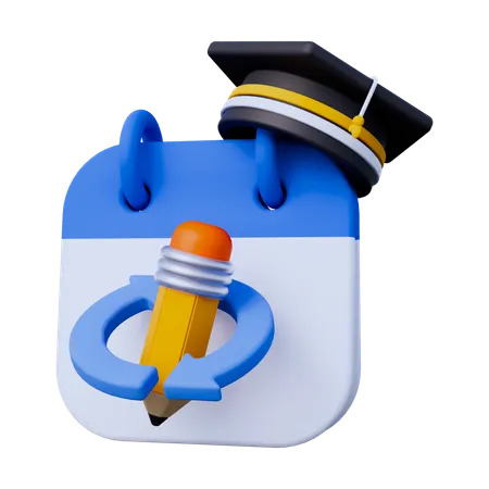 Redefinir agendamento  3D Icon