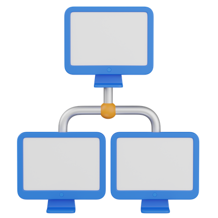 Redes  3D Icon