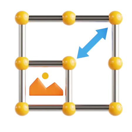 Redimensionar imagem  3D Icon