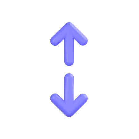 Redimensionnement vertical  3D Icon