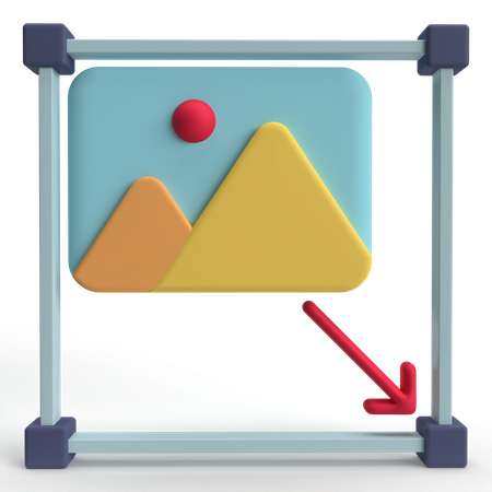 Redimensionner  3D Icon