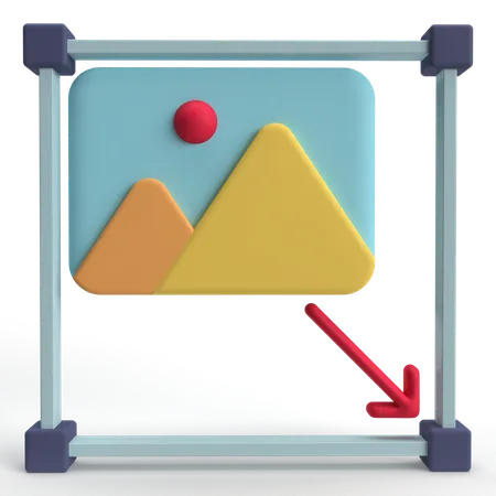 Redimensionner  3D Icon