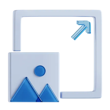 Redimensionner  3D Icon