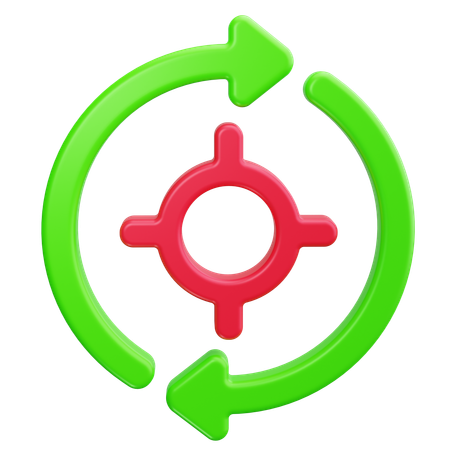 Redirecionamento  3D Icon