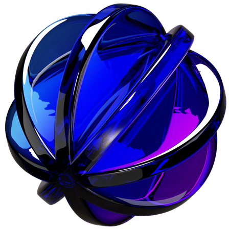 Forma de t abstracta redonda  3D Icon