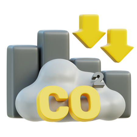 Reduce Emission  3D Icon