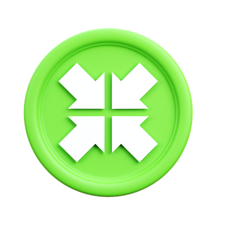 Reduzieren-Symbol  3D Icon