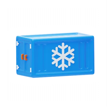 Reefer Container  3D Icon
