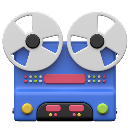 Reel tape recorder  3D Icon