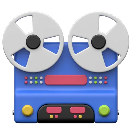 Reel tape recorder  3D Icon