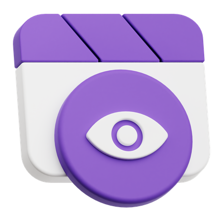 Reel View  3D Icon