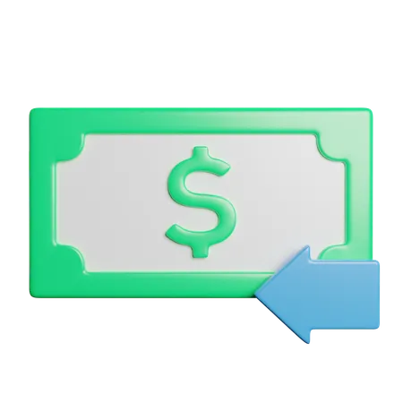 Devolución de dinero  3D Icon